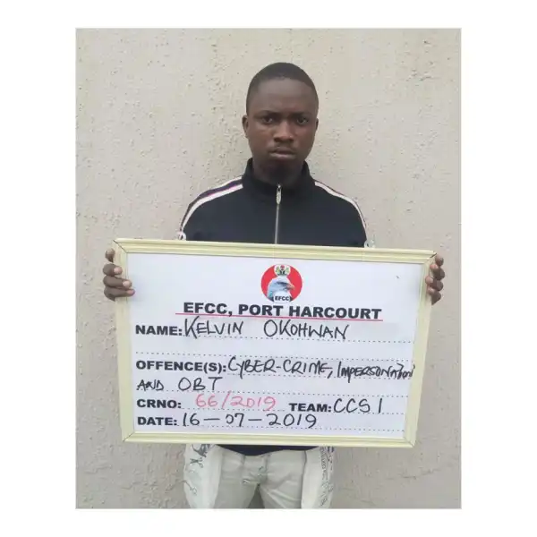 EFCC Arrest Hacker After Hacking Over 100 Facebook Accounts (Photo)